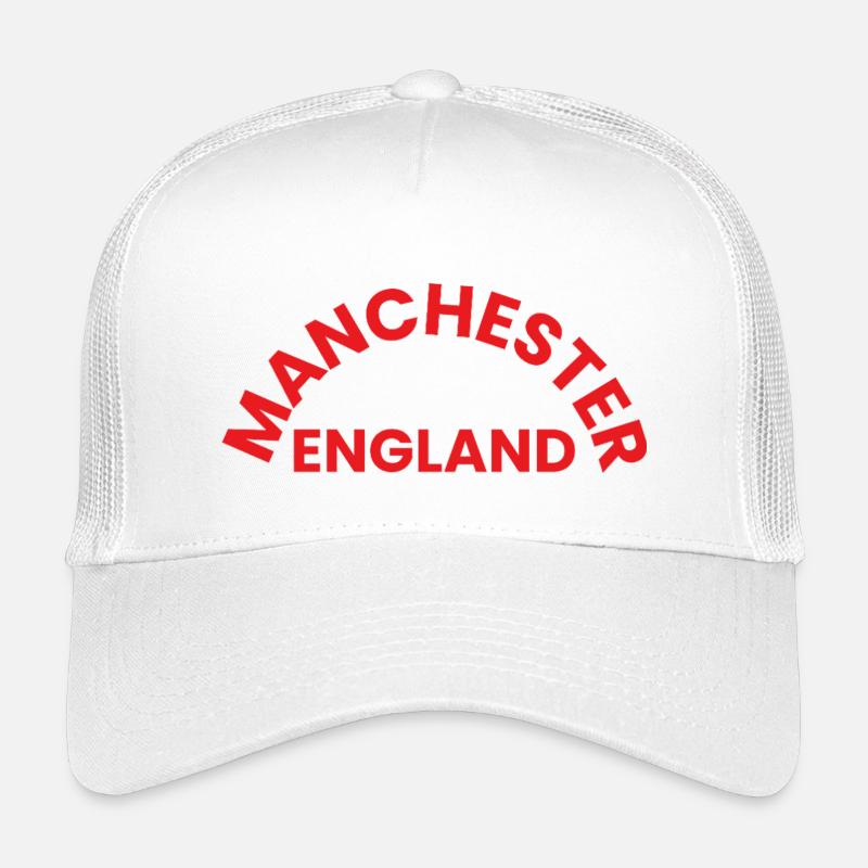 Manchester England Circular Logo Kids’ Trucker Cap