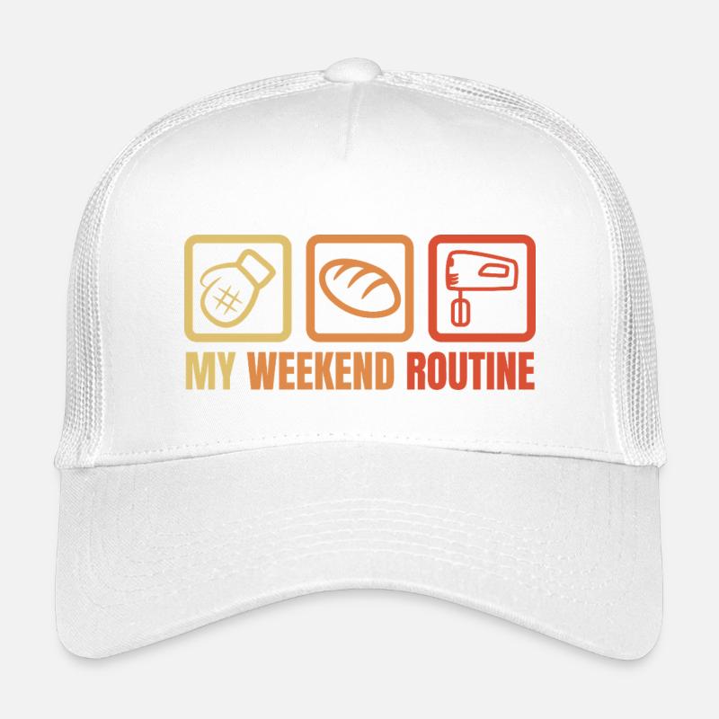 My Weekend Routine Kids’ Trucker Cap