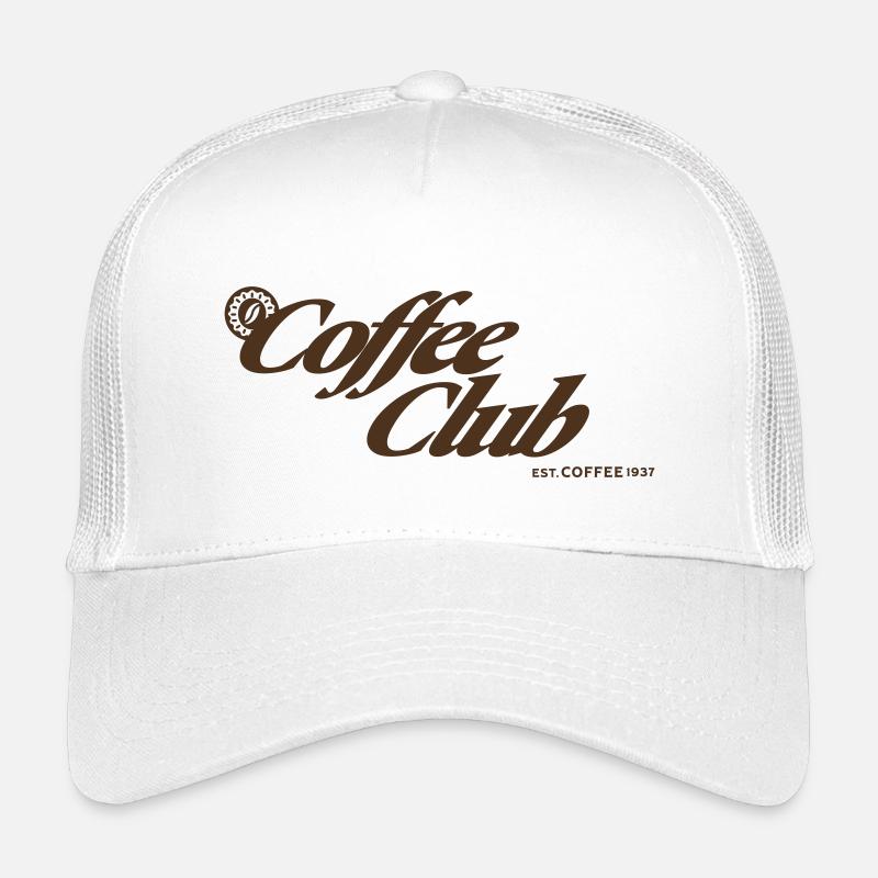 Coffee Club - Kaffee - Kinder Trucker-Cap - Weiß