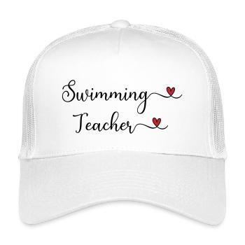Swimming instructor - Kids’ Trucker Cap - white - Front