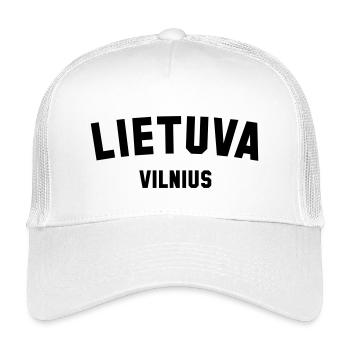 VILNIUS, Lietuva, Lithuania, Lithuania - Kids’ Trucker Cap - white - Front