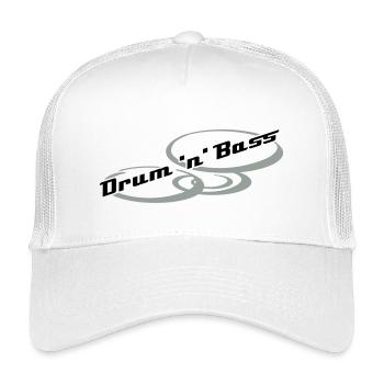 Drum 'n' Bass Design - Casquette trucker enfant - blanc - Devant