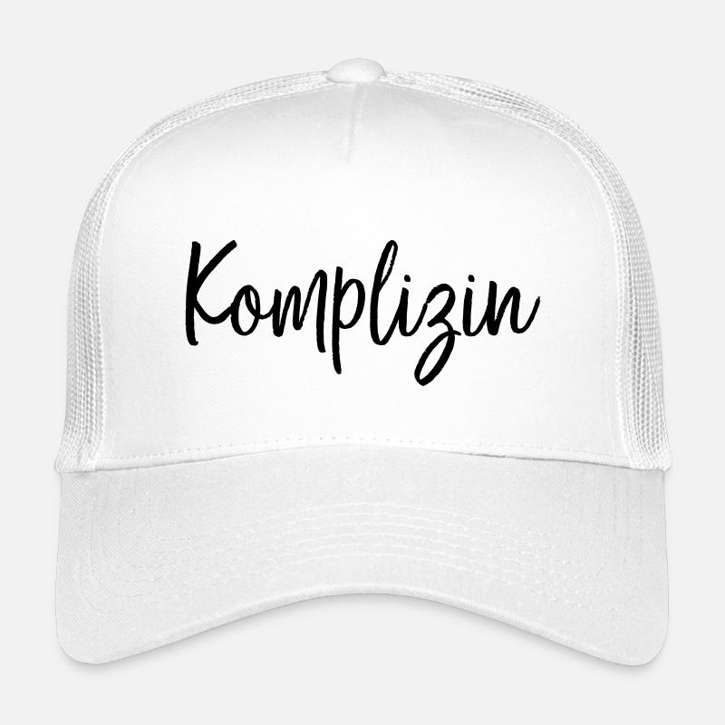 Komplizin Freundin Partnerin Geschenk Kinder Trucker-Cap