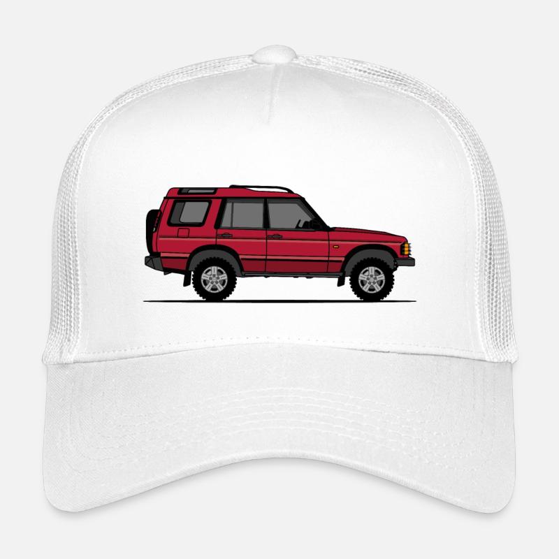 Discovery 2 Red - Kids’ Trucker Cap - white