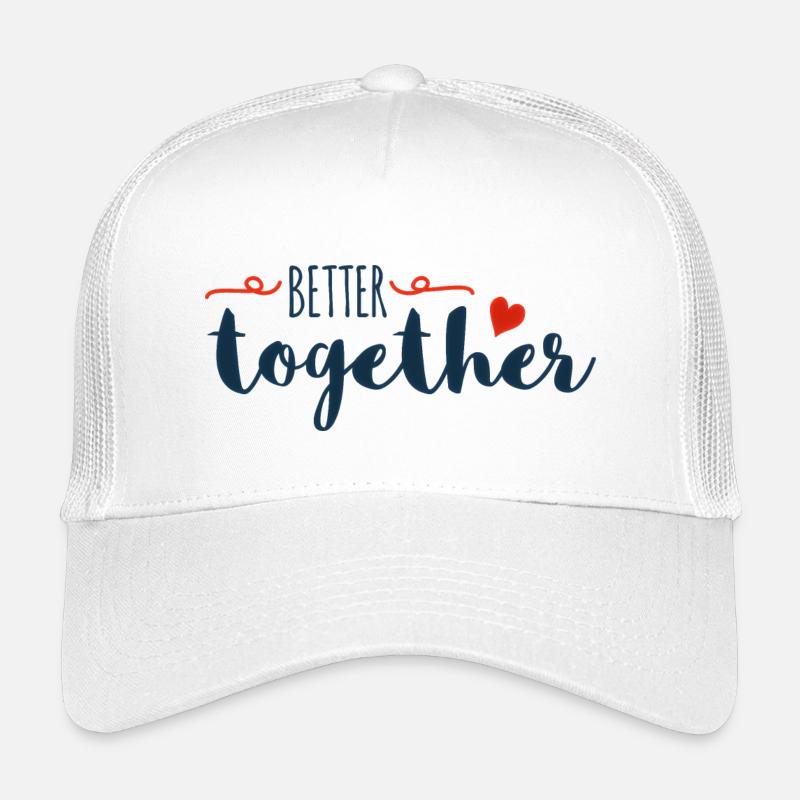 Better Together Drehbuch-Herz Kinder Trucker-Cap