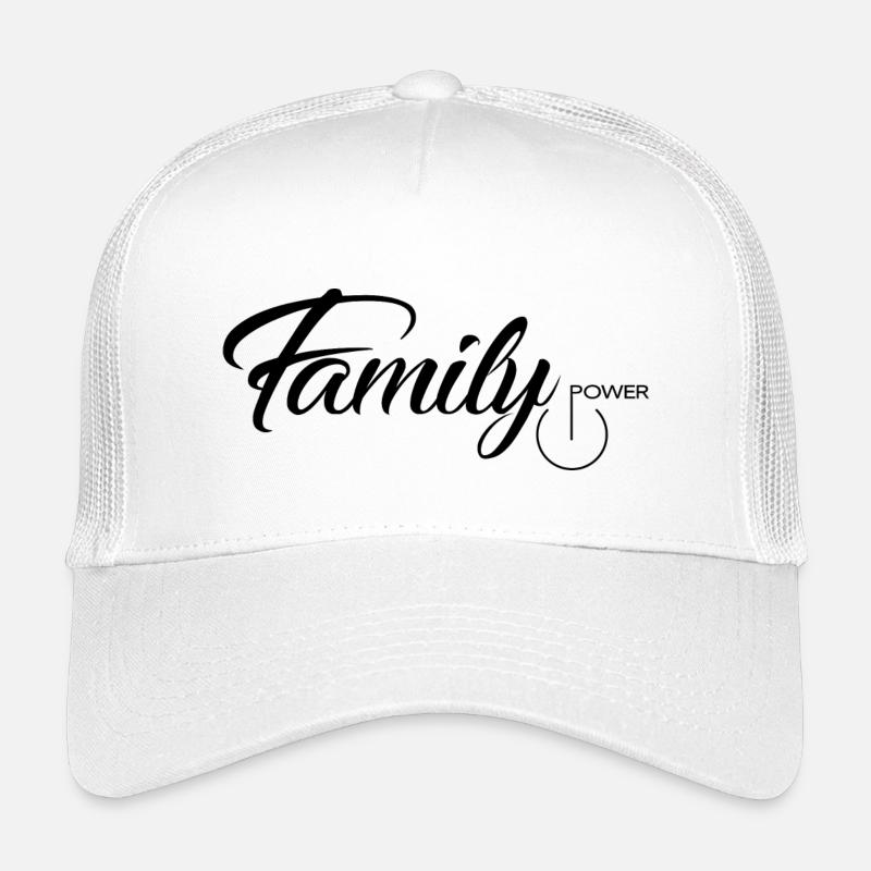 family power - Kinder Trucker-Cap - Weiß