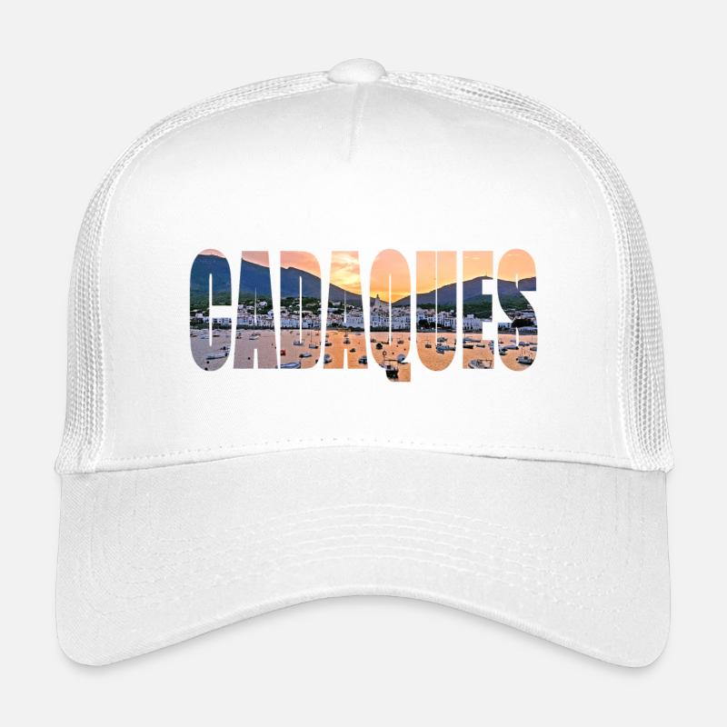 Cadaques Costa Brava - Kinder Trucker-Cap - Weiß