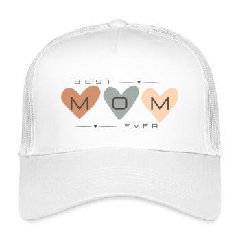 best mom ever - Kids’ Trucker Cap - white - Front
