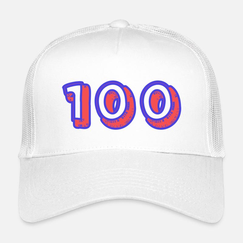100. 100 YEARS. 100th ANNIVERSARY. BIRTHDAY 100 Kids’ Trucker Cap