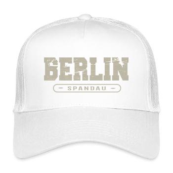 Berlin Spandau Vintage Logo - Kinder Trucker-Cap - Weiß - Vorne