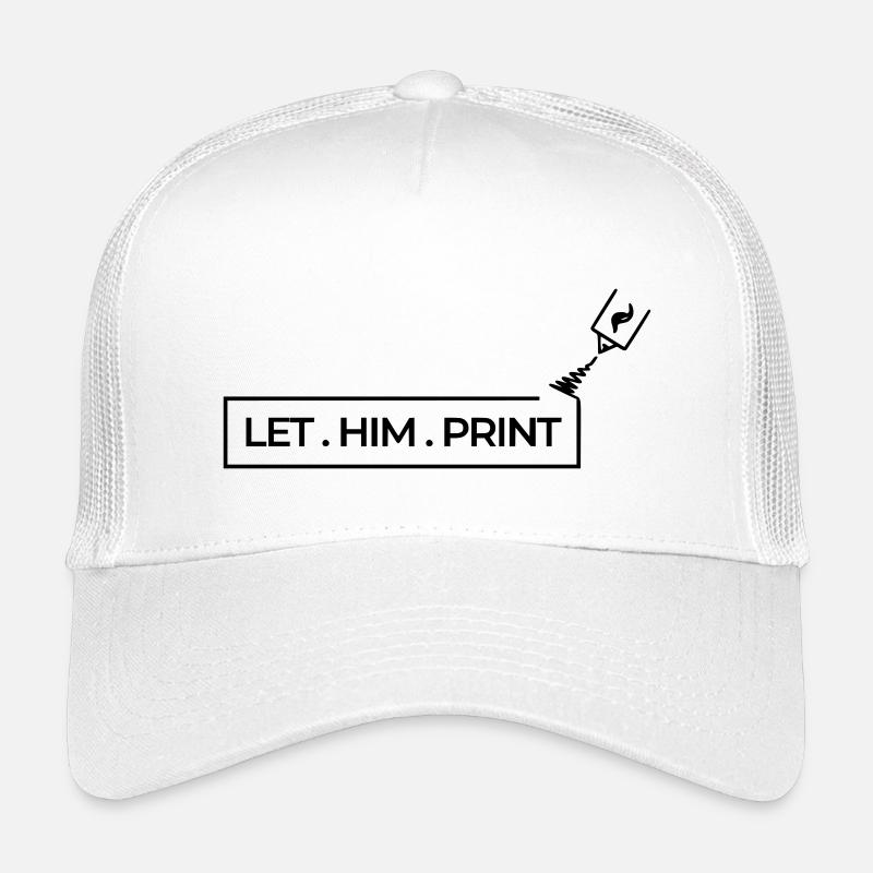 LAISSER. LUI. IMPRIMER Casquette trucker enfant