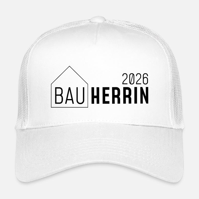 Builder 2026 with house - Kids’ Trucker Cap - white