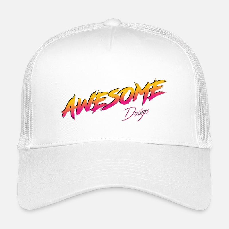 Logo Awesome Design Casquette trucker enfant