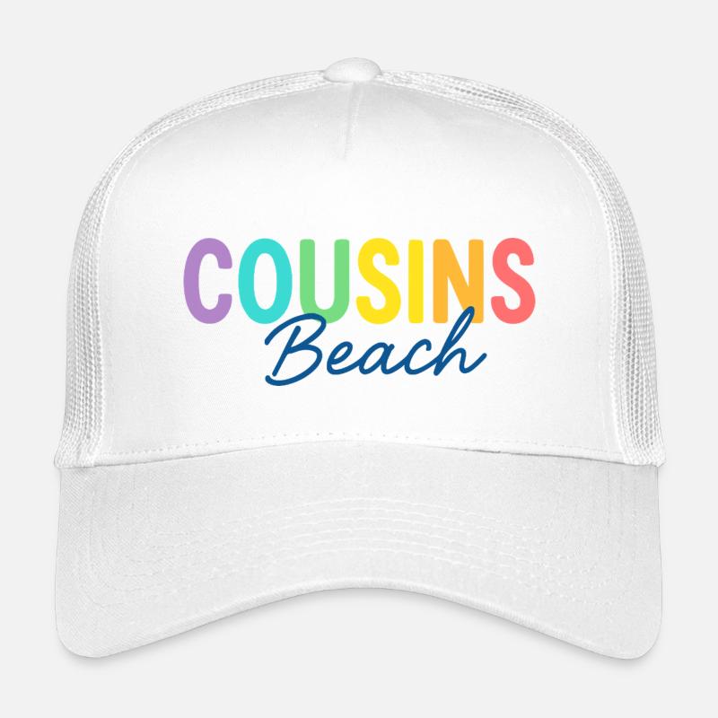 Cousins Beach – Colorful Summer - Kinder Trucker-Cap - Weiß