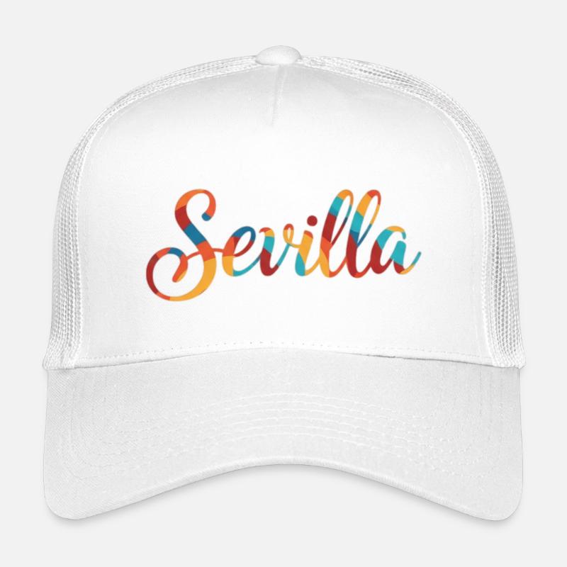 Sevilla Regenbogen Script Kinder Trucker-Cap