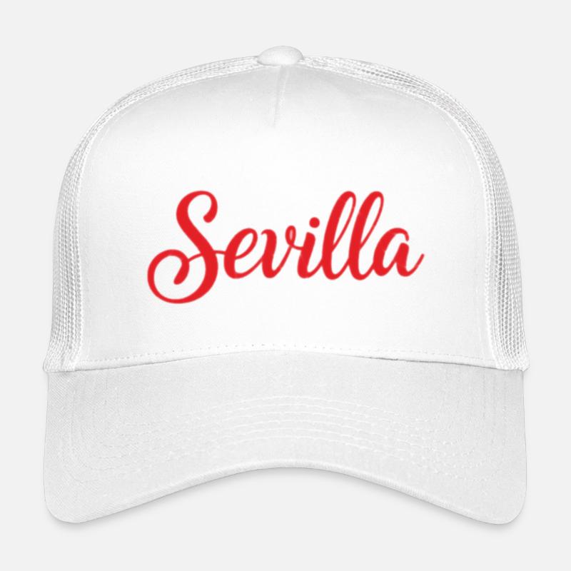 Seville Script Red Brush Kids’ Trucker Cap