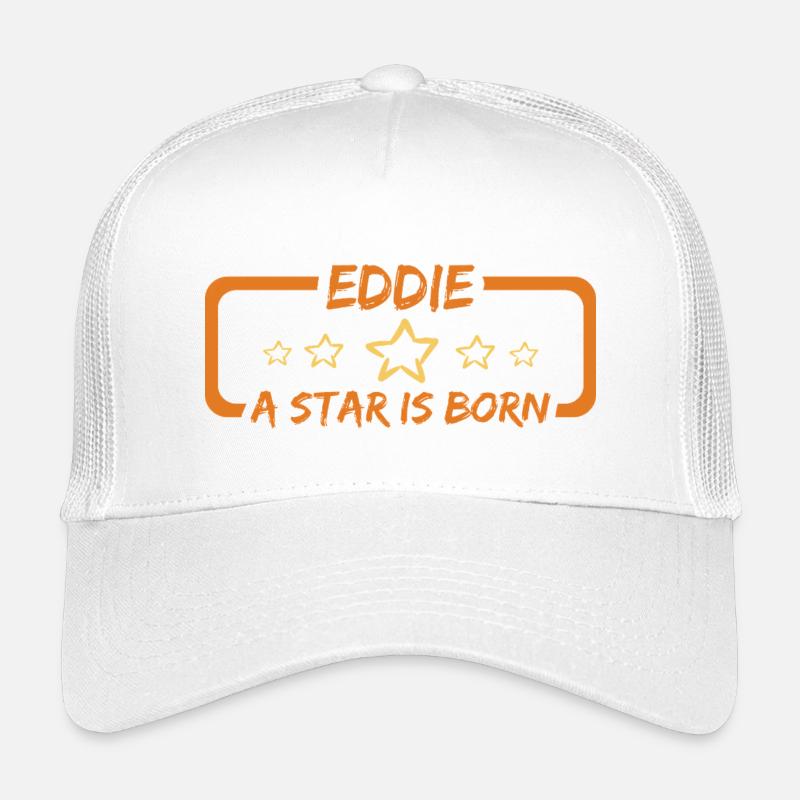 Eddie Eddie - Kinder Trucker-Cap - Weiß