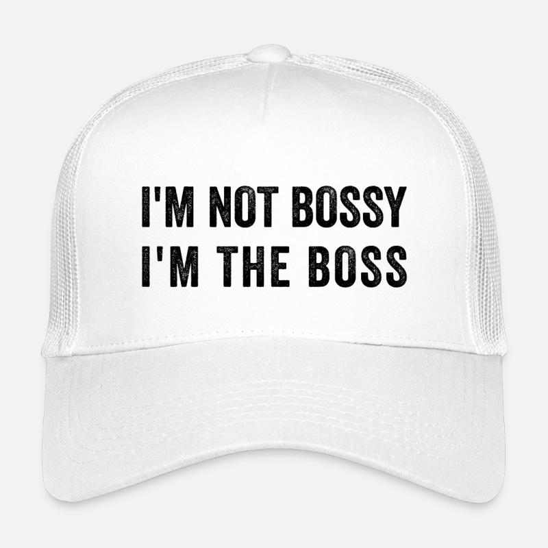 Ich bin nicht herrisch. Ich bin der Bos.s Kinder Trucker-Cap