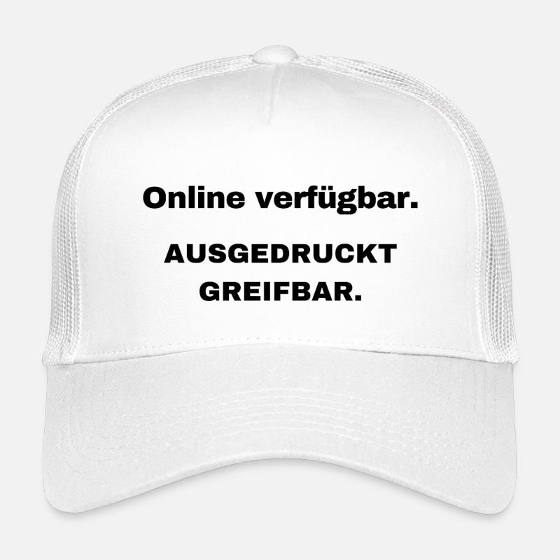 Available online. Printed tangible. Kids’ Trucker Cap