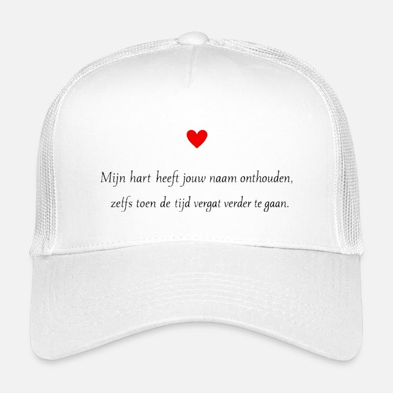 Herz in goldener Schrift Kinder Trucker-Cap