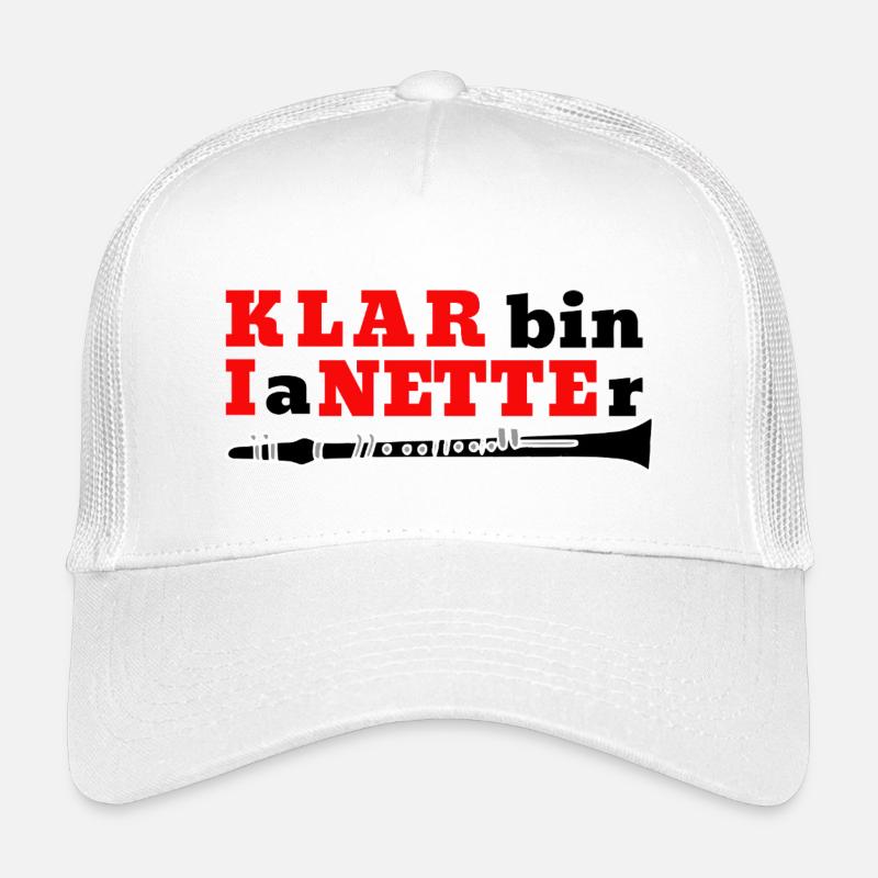 Clarinet - Klar bin I a Netter - Clarinetist Kids’ Trucker Cap
