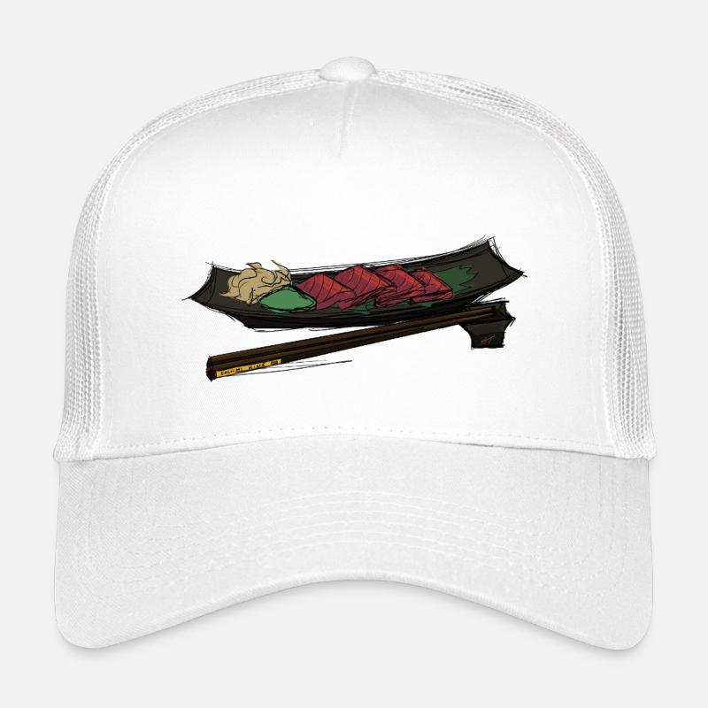 Sashimi King - Kinder Trucker-Cap - Weiß