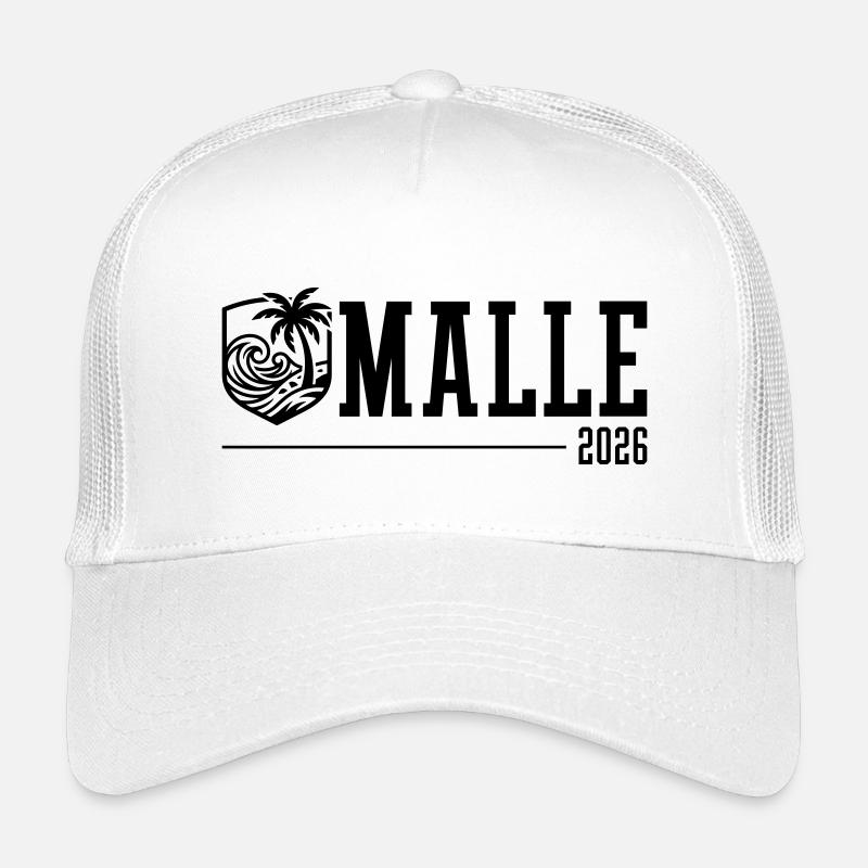Malle 2026 Palmen Strand Mallorca Kinder Trucker-Cap
