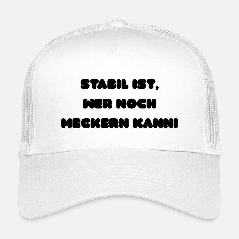 Stabil - Kinder Trucker-Cap - Weiß