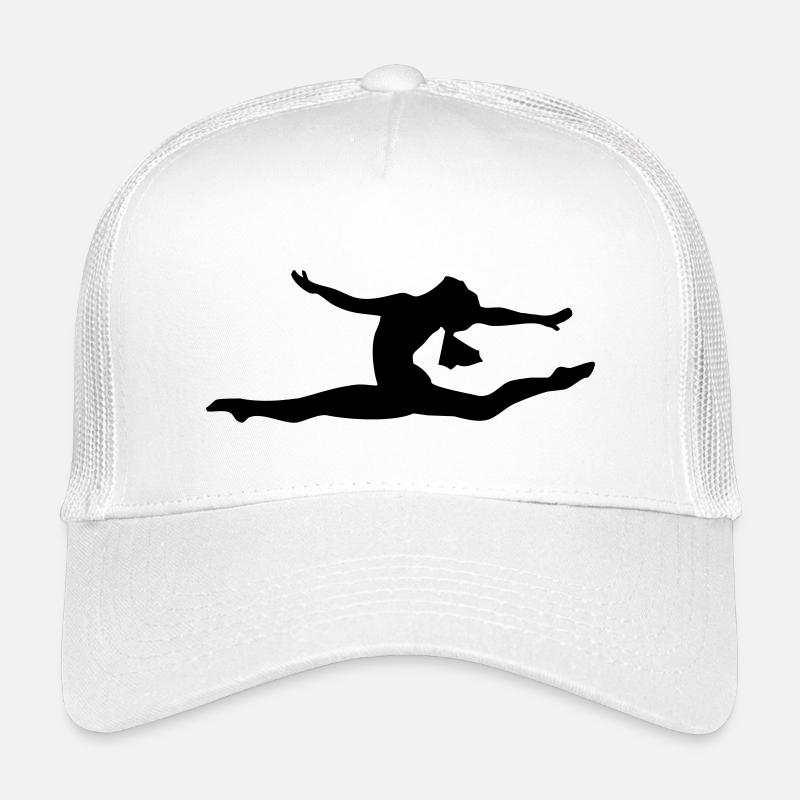 Gymnastik Mädchen - Kinder Trucker-Cap - Weiß