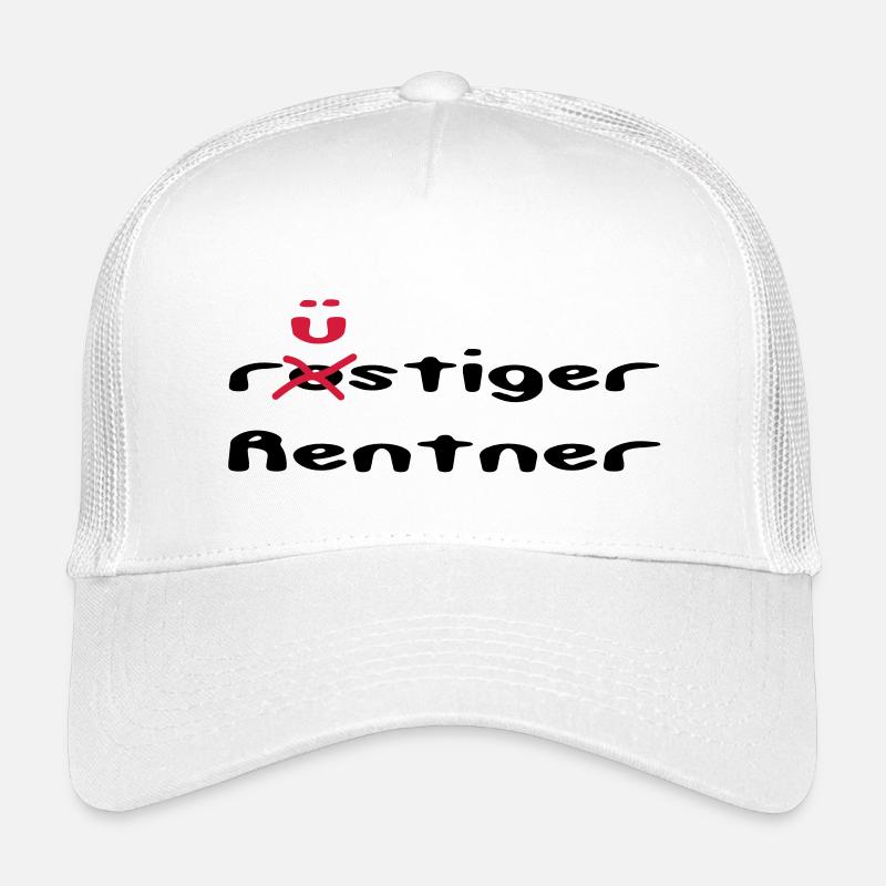 rostiger/rüstiger Rentner Kinder Trucker-Cap