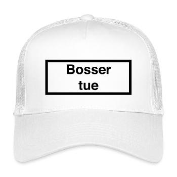 Work kills :) - Kids’ Trucker Cap - white - Front