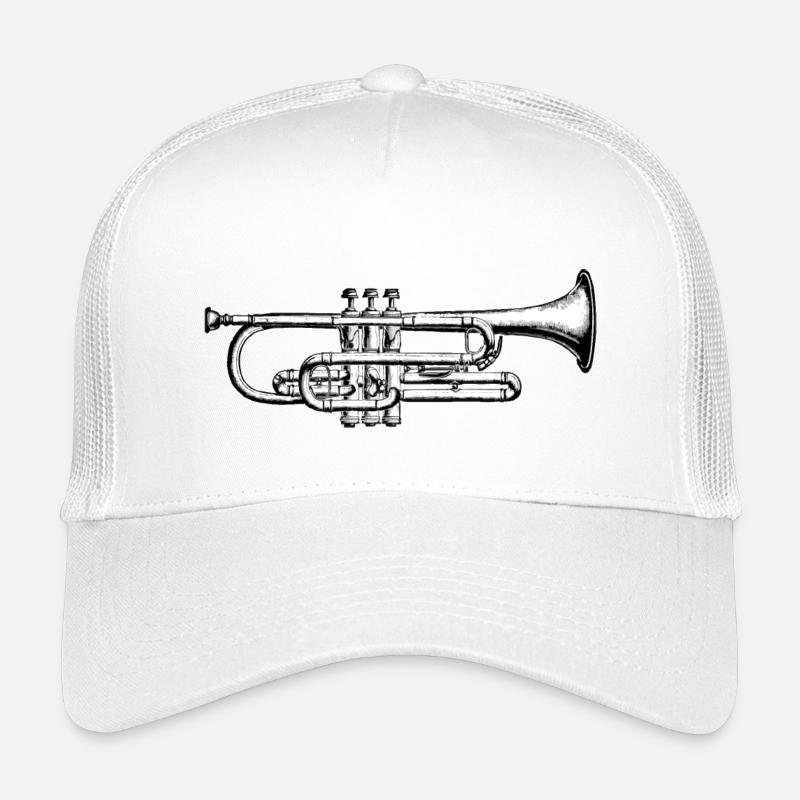 Trompete Trumpet Kinder Trucker-Cap