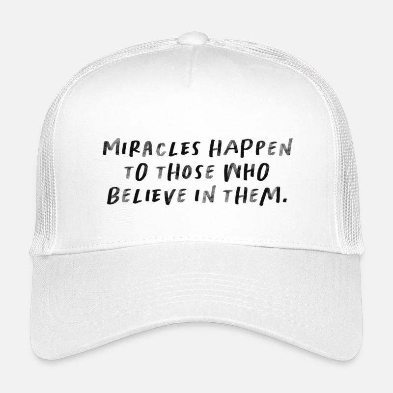 Miracles Lapins Taux de motivation Casquette trucker enfant