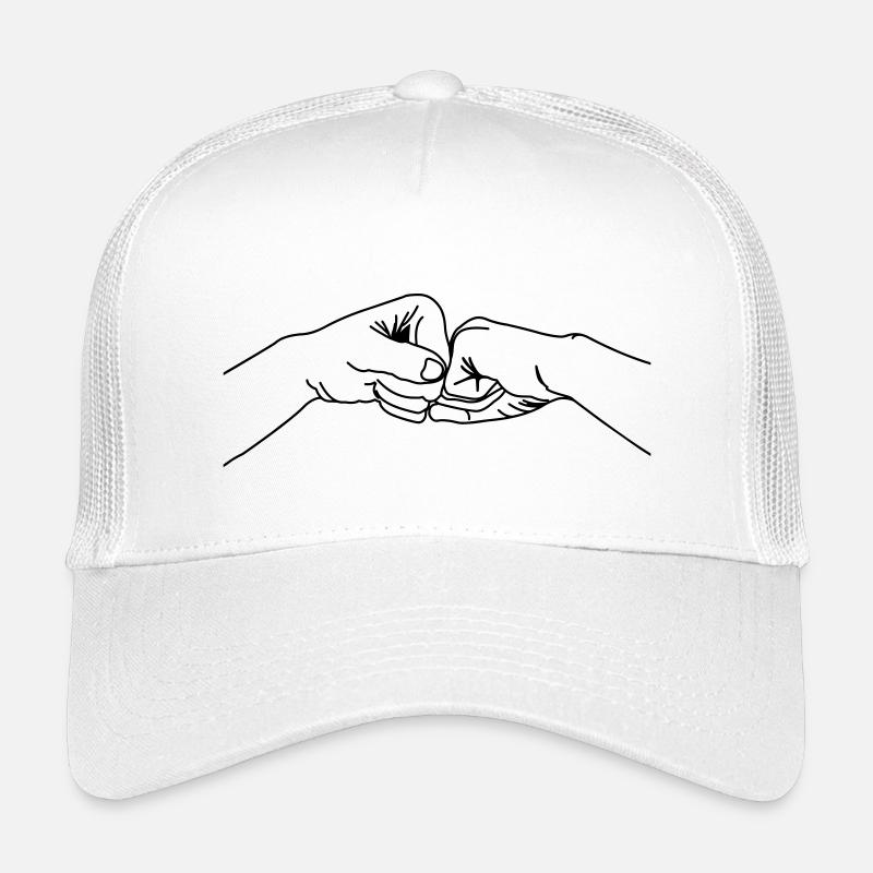 Geste de la main, collaboration, travail d’équipe Casquette trucker enfant