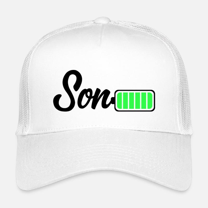 Son Batterie Kinder Trucker-Cap