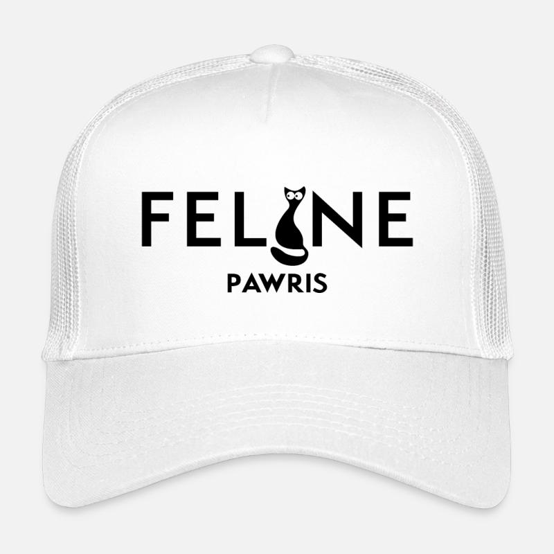 Feline - Kids’ Trucker Cap - white