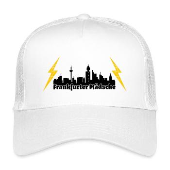 Frankfurter Maedsche ffm skyline - Kinder Trucker-Cap - Weiß - Vorne