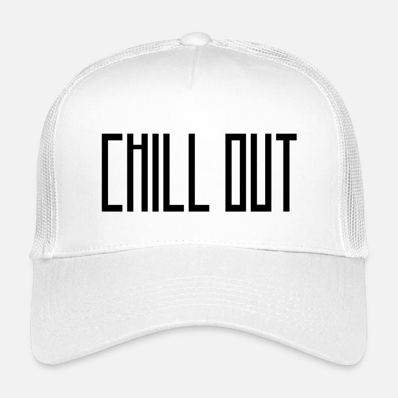chill_out - Casquette trucker enfant - blanc