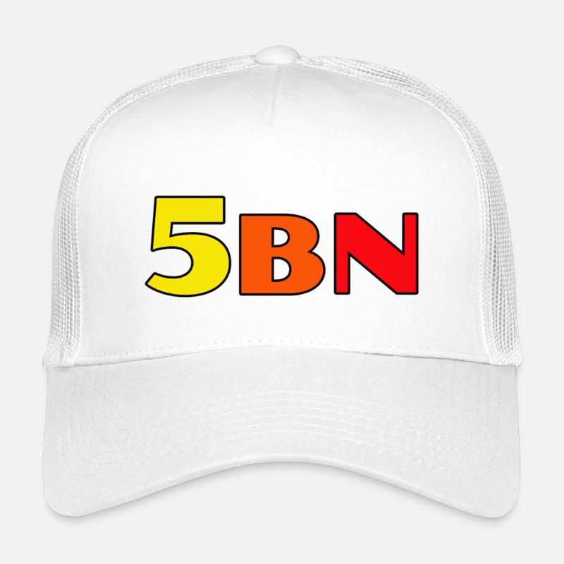 Lettres en bloc à explosion couleur 5BN Casquette trucker enfant