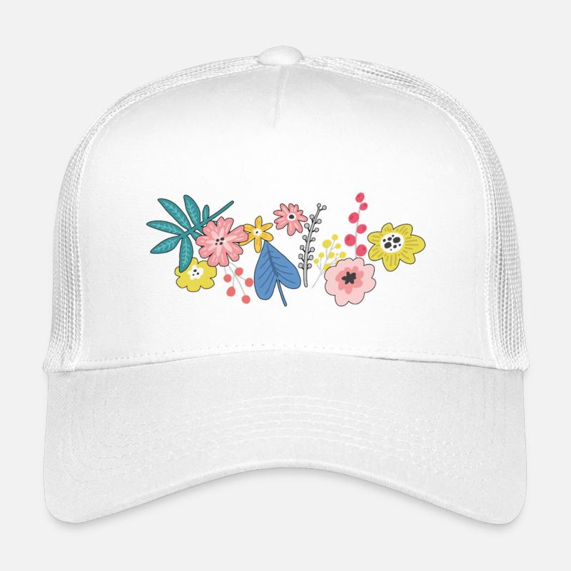Blumenranke Kinder Trucker-Cap