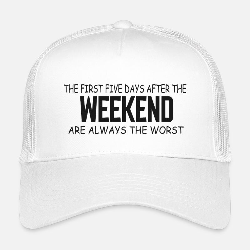 First Five Weekdays After Weekend Kids’ Trucker Cap