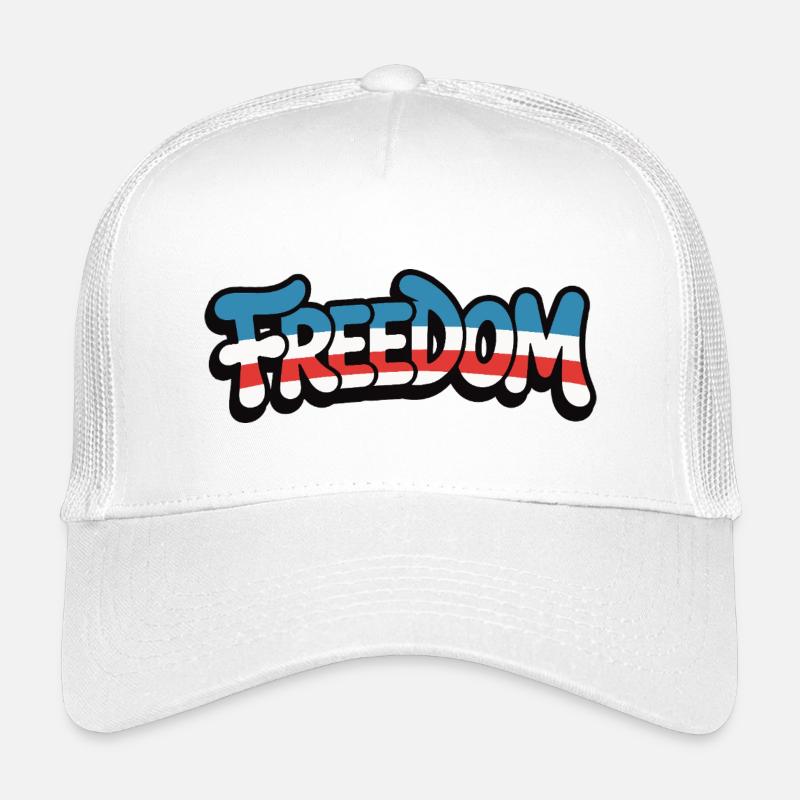 Conception de la Déclaration de Typographie de la Liberté - Casquette trucker enfant - blanc