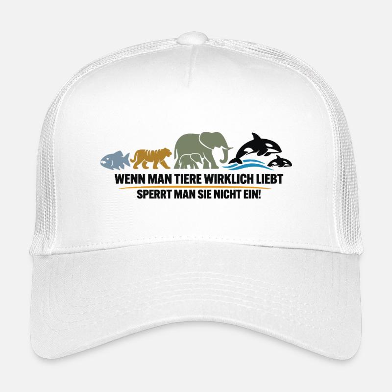 Freiheit statt Käfig - Kinder Trucker-Cap - Weiß