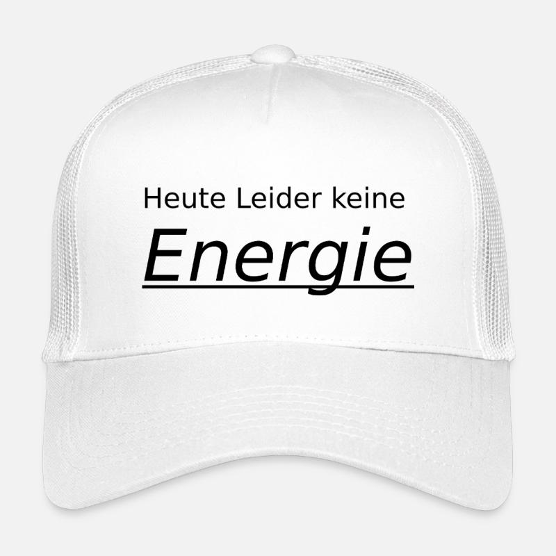 heute leider keine Energie Kinder Trucker-Cap
