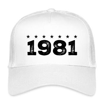 Made in 1981 - Kids’ Trucker Cap - white - Front