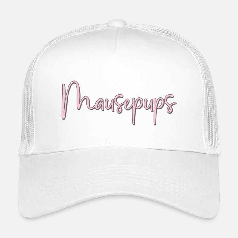 Mausepups - Kinder Trucker-Cap - Weiß