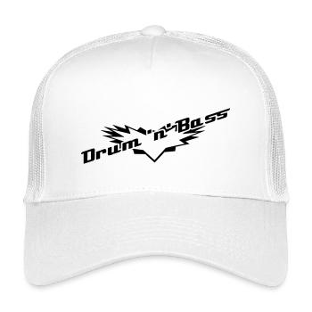 Drum 'n' Bass - Kinder Trucker-Cap - Weiß - Vorne