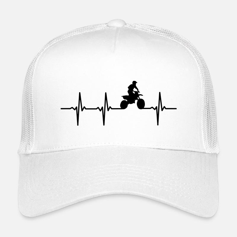 Motocrosser Puls - Kinder Trucker-Cap - Weiß