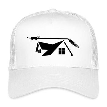Brûleur à gaz couvreur de maison - Casquette trucker enfant - blanc - Devant