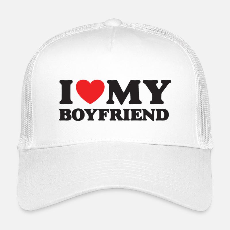 J’aime mon petit ami Casquette trucker enfant